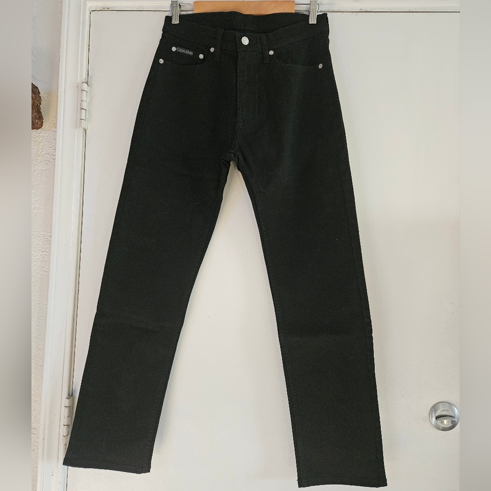 Calvin Klein Men's Black Standard Straight Pants Size 29x30